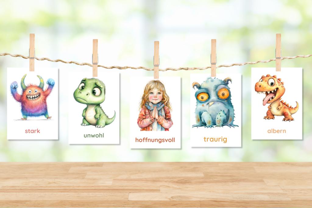 Gefühlskarten für Kinder