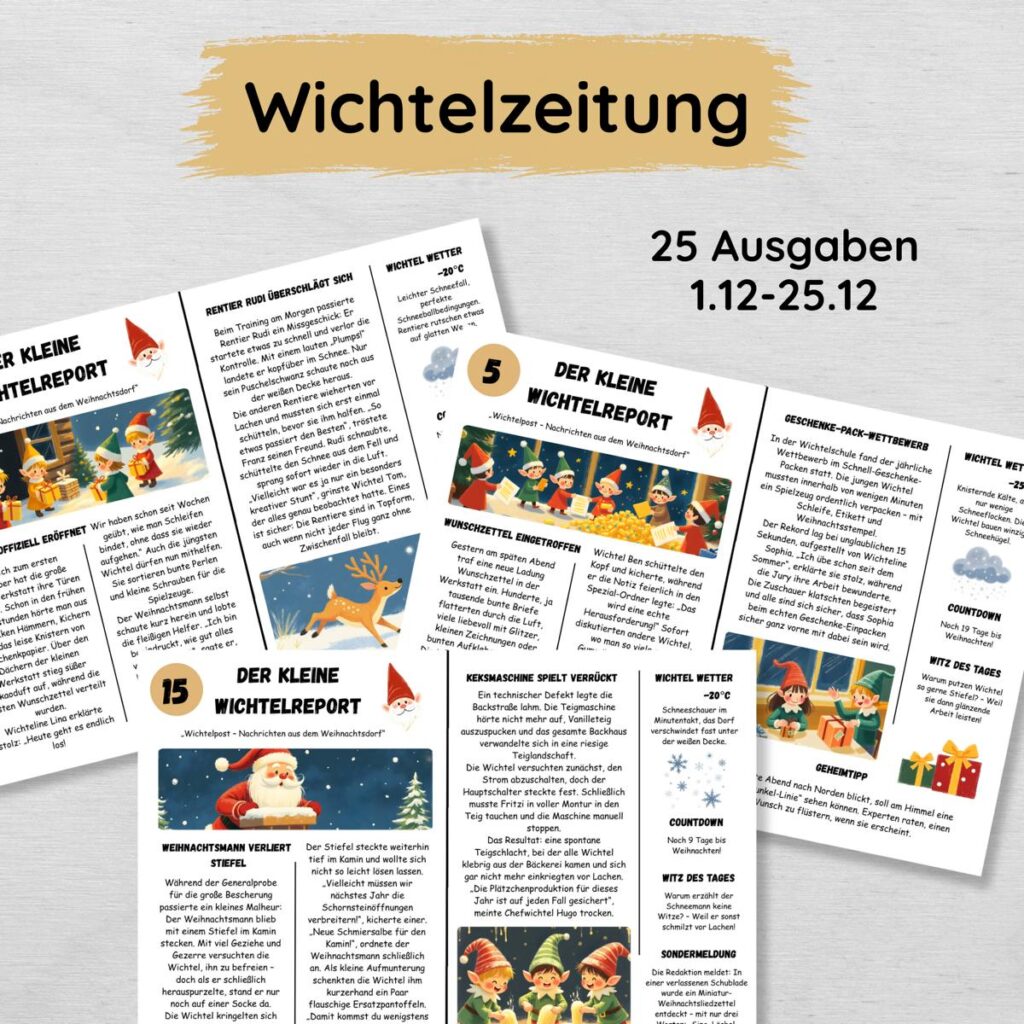Wichtelzeitung für Kinder